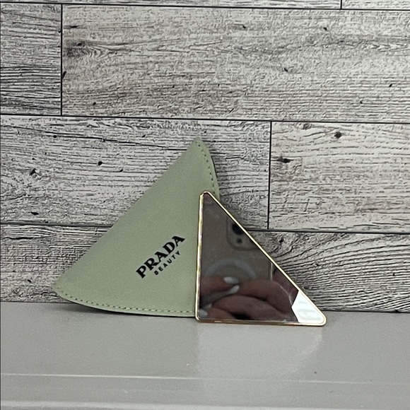 Prada Beauty Other - GWP- Prada Beauty Mint Green Triangle Mirror